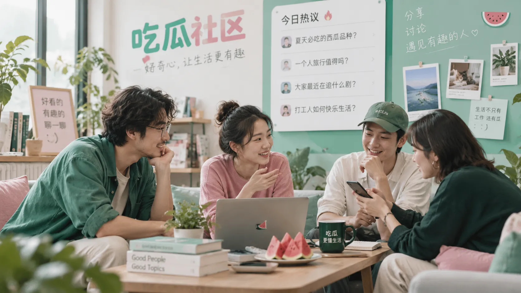 群聊截图与账号身份核验示意